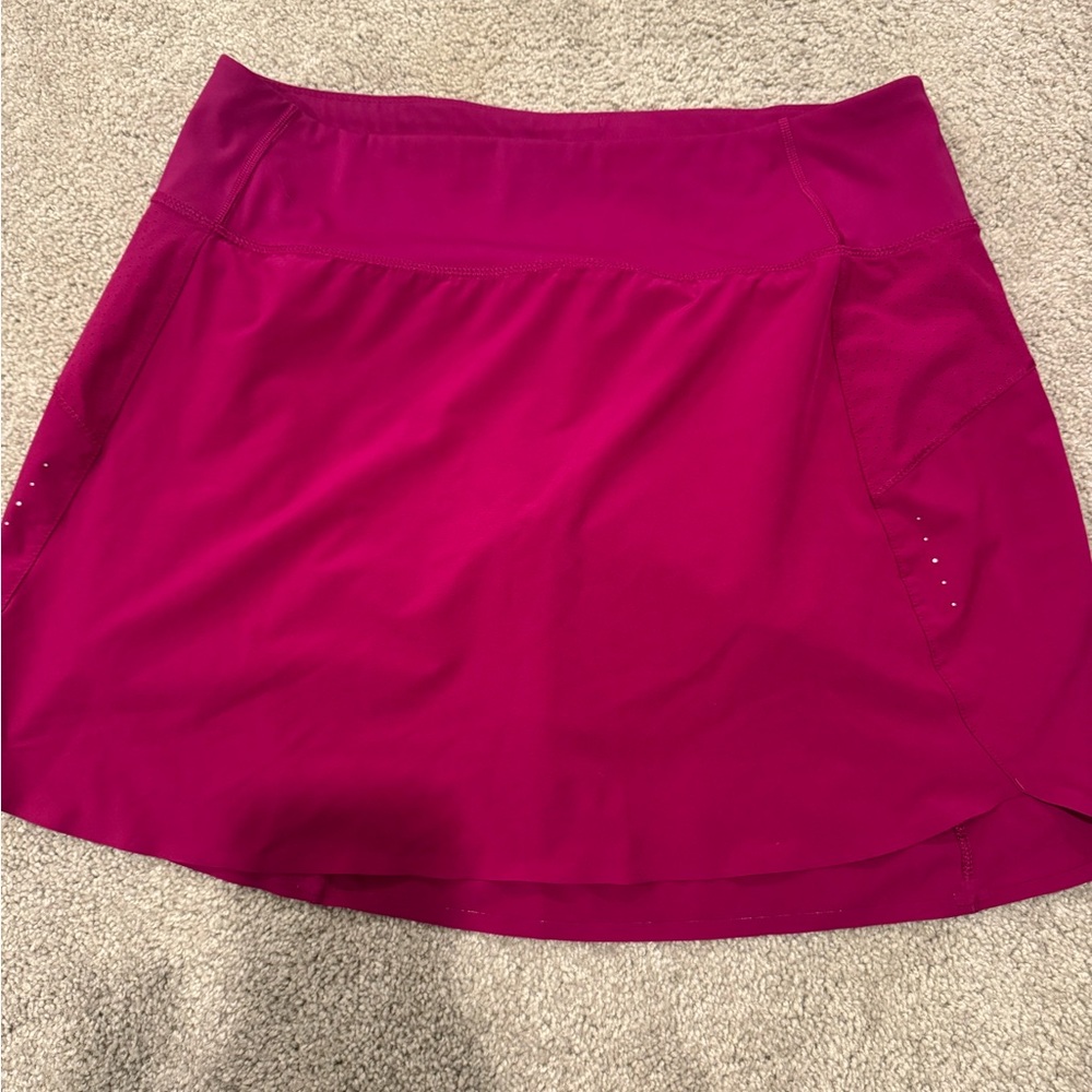💗 Athleta Run With It 16” Skort – Size Large (Raspberry Pink)